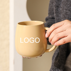 Creative Big Belly <b>Ceramic</b> Coffee <b>Mug</b> 480ml Large Water Cup Custom Matte <b>Ceramic</b> <b>Mugs</b> with logo - Product Image 4
