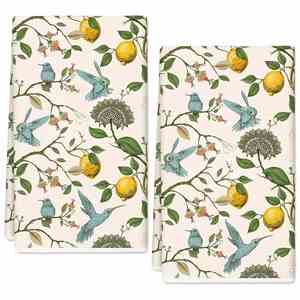 Napperons et serviettes jetables modernes et simples en tissu floral, séchage rapide, motifs créatifs personnalisés, coton et lin, décoration intérieure – Vente en gros - Product Image 2