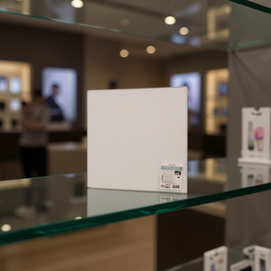 Lastra di Vetro Sintetico Iln 48x48 Cm Spessore 2,0 Mm per Esposizione e Protezione - Product Image 2