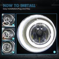 12V 60MM 70MM 80MM 90MM 100MM phare diurne voiture yeux d'ange Led Halo anneau phare DRL lumières Led