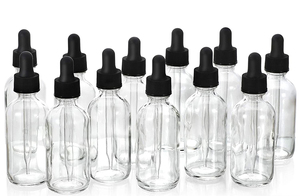 Botellas de Vidrio Ámbar de 1oz con Gotero de Vidrio para Aceites Esenciales, Productos Químicos de Laboratorio, Colonias y Perfumes - Product Image 2
