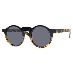 Lunettes de soleil rondes vintage en acétate blanc laiteux Gregory Peck, lunettes de soleil de créateur pour hommes et femmes, lunettes polarisées MA1465 - Product Image 3