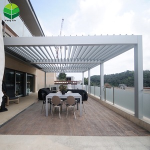 Pergola moderne en aluminium pour terrasse, ouverture et fermeture, <span class=keywords><strong>6x3</strong></span> - Product Image 6
