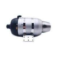 Moteur à réaction RC SWIWIN Turbine / Turbojet sans balais avec une poussée de 12 kg, moteur SW120B pour avion RC à essence