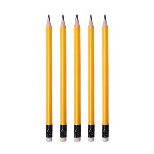 ชุดดินสอเขียนแบบ Hb พร้อมโลโก้พิมพ์ตามสั่ง ขนาด 7 นิ้ว สีเหลือง ด้ามไม้หกเหลี่ยม พร้อมยางลบ - Product Image 1