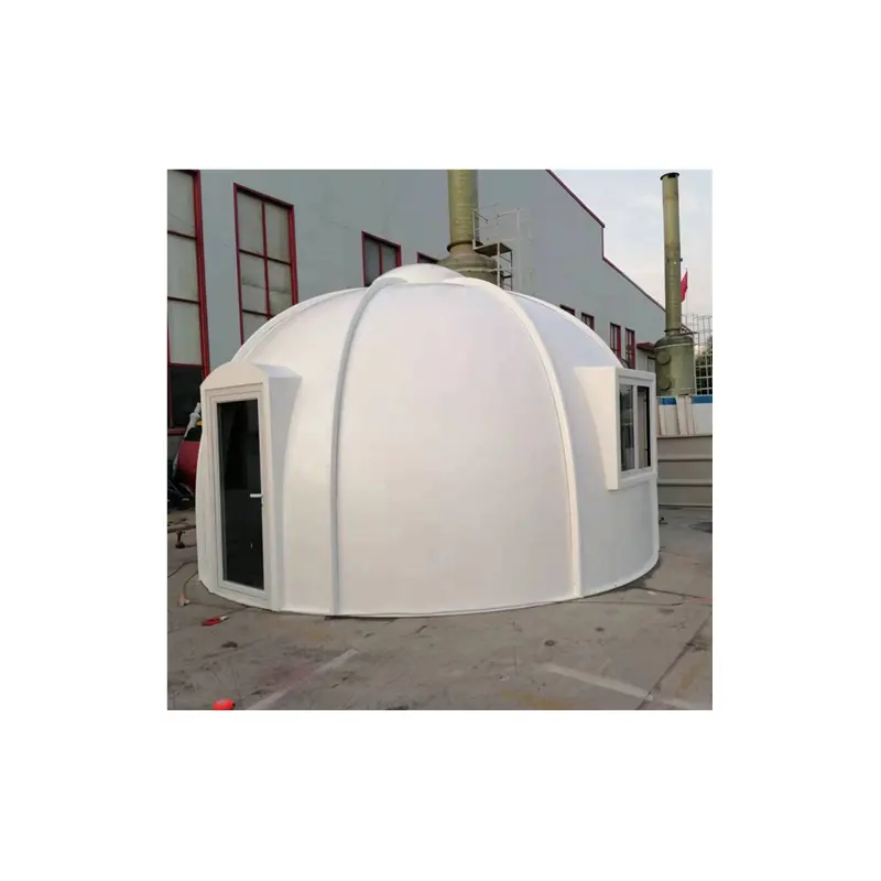 Fabrika doğrudan satış balık Siding membran muhafaza dosya ev fiberglas için Frp Dome modülü prefabrik ev
