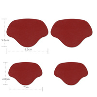 4 Pcs/Set Trous usés pour réparation de chaussures Accessoires pour baskets Protecteur de talon auto-adhésif Kit d'entretien de chaussures