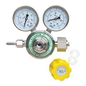 Válvula Reductora de Presión de Acero Inoxidable para Cromatógrafo de Gases YQHL-40 Suministrada por Fábrica, Válvula para Gases Corrosivos, Dióxido de Azufre - Product Image 1