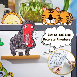 Kinder-Zeichen rolle Mal papierrolle für Kinder, Zeichen papierrolle DIY-Malerei Zeichnung Farbe Füll papier Graffiti-Schriftrolle - Product Image 6