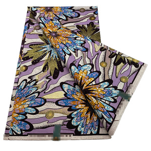Golden <strong>Wax</strong> Cotton <strong>Super</strong> Guaranteed <strong>Wax</strong> <strong>Print</strong> <strong>Fabric</strong> Nice Grand <strong>Super</strong> Original <strong>Ghana</strong> Real <strong>Wax</strong> <strong>Fabric</strong> - Product Image 4