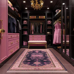 Système de dressing sur mesure haut de gamme moderne en bois de luxe pour chambre à coucher, hôtel et dressing, style français, à monter soi-même - Product Image 2