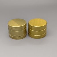 Capuchon de bouteille en aluminium pour huile d'olive 31,5 mm * 24 mm, stock direct usine, couleur personnalisable
