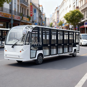Navette électrique ZOWN à cabine fermée longue portée, véhicule touristique à basse vitesse et grande capacité pour attractions - Product Image 4