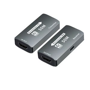 Câble d'extension HDTV 4K avec adaptateur <span class=keywords><strong>Ethernet</strong></span> <span class=keywords><strong>RJ45</strong></span> 50M HD Audio Video Transmitter Receiver <span class=keywords><strong>HDMI</strong></span> Converter 1080P Resolution HDTV - Product Image 6