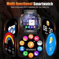Smartwatch SENBONOKC91 con Chiamate Wireless, Monitoraggio Frequenza Cardiaca e Sonno, GPS, AI GPT Q&A, Bussola, Orologio Intelligente da Uomo