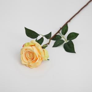 Fabbrica della cina migliore vendita di alta-qualità 75 centimetri artificiale del fiore della rosa Artificiale di tocco reale singolo di seta rosa - Product Image 5