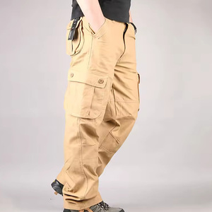 Pantalon <span class=keywords><strong>de</strong></span> jogging élastique cargo pour hommes, multi-poches, pour la <span class=keywords><strong>chasse</strong></span>, la randonnée, usage décontracté, respirant, mi-durable - Product Image 2