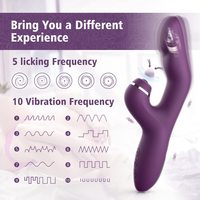 3 In 1 Weibliche Vaginal Masturbation Tools Saugen Lecken Vibrator G-Punkt Klitoris Stimulation Heizung Kaninchen Vibrator für Frauen