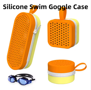 Estuche Protector de Silicona para Gafas de Natación, Libre de BPA, con Orificio de Drenaje y Cierre, Impermeable, a Prueba de Fugas, Ecológico y Duradero - Product Image 3