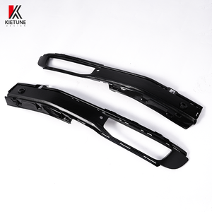 Cover lampada fendinebbia nera lucida per <span class=keywords><strong>VW</strong></span> T6 Transporter <span class=keywords><strong>Caravelle</strong></span> 2016-2019 paraurti accessori - Product Image 1