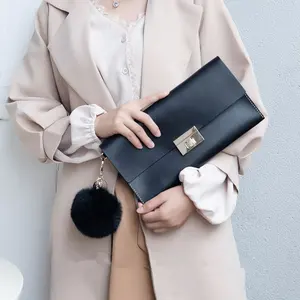 Fashion clutches for lady, bags manufacture from chine, chic leather purse for women