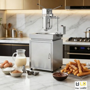 Machine à churros électrique pour les activités de carnaval et les banquets de mariage - Conception intégrée en acier inoxydable, machine haute puissance - Product Image 6