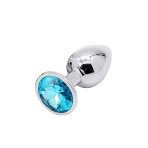 LEEHO Mini Plug Anale in Metallo con Cristallo, Giocattolo Sessuale Anale, Taglia S 75*28MM - Product Image 4