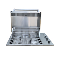 Barbecue au gaz LP en acier inoxydable à 3 brûleurs résistant aux intempéries pour une utilisation en extérieur