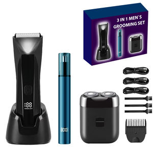 Recortador de vello corporal lavable para hombres, recortador de ingle, depiladora, afeitadora corporal, Kit de Aseo para <span class=keywords><strong>Barba</strong></span>, recortador de vello nasal - Product Image 4