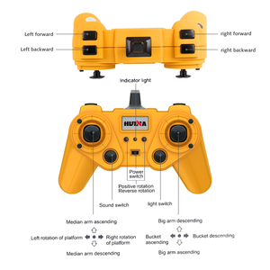 <span class=keywords><strong>HUINA</strong></span> — petit camion de Simulation radiocommandé pour enfants, échelle <span class=keywords><strong>1592</strong></span>, 1/14, 22ch, jouet, en alliage, télécommande - Product Image 5