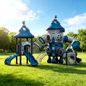 Aire de jeux extérieure pour la communauté immobilière, équipement de jeu commercial haut de gamme personnalisé avec conception gratuite, usine chinoise - Product Image 6