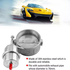 JTLD - Silenciador de Escape Universal de Alto Rendimiento para Automóvil, de Acero Inoxidable, con Válvula de Vacío, Acabado Pulido Espejo, Lámina de Acero de 1.5 mm - Product Image 4