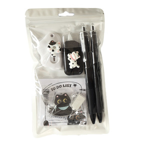 Set di Cancelleria a Forma di Zampa di Gatto, Penne Gel, Forbici, Nastro Correttore, Materiale Scolastico per Bambini, Regali per il Ritorno a Scuola - Product Image 1