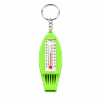 Sifflet d'extérieur 4-en-1 avec boussole et thermomètre, accessoire de signalisation portable pour la randonnée, le camping et les voyages