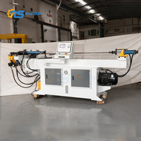 Máquina Dobladora de Tubos Cuadrados de Acero Metálico Hidráulica CNC RS-50NC, Dobladora de Tubos Eléctrica Manual