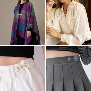 Clip de ceinture réglable en forme de cœur, boucle détachable, clips pour jeans perlés, sans <span class=keywords><strong>couture</strong></span>, boucle en alliage de zinc, vêtements écologiques - Product Image 6
