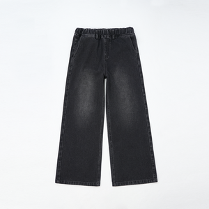 <span class=keywords><strong>Jeans</strong></span> a <span class=keywords><strong>Vita</strong></span> Alta <span class=keywords><strong>con</strong></span> <span class=keywords><strong>Elastico</strong></span> <span class=keywords><strong>in</strong></span> <span class=keywords><strong>Vita</strong></span> e Gamba Larga per <span class=keywords><strong>Donna</strong></span> - Product Image 1