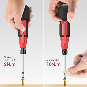 Destornillador Eléctrico Inalámbrico <span class=keywords><strong>USB</strong></span> Recargable de 900 mAh con Luz LED, 9 Puntas de Destornillador - Product Image 5