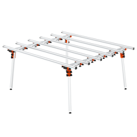 Johtools DB-TB-3 Table de travail de carrelage grand Format 180cm établi en Aluminium table de dalle outils de carrelage coupe-carrelage grand format