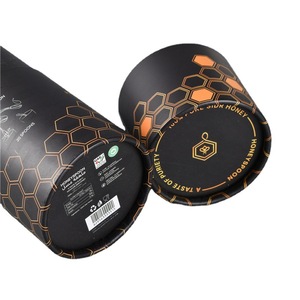 Biểu Tượng Tùy Chỉnh Kraft Hộp Quà Tặng Với Lá Vàng Dập Lớp Phủ UV Cho Mỹ Phẩm Nước Hoa Bao Bì Mật Ong Jar Bao Bì Hộp - Product Image 2