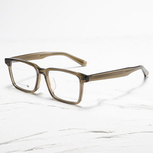 Monturas de gafas rectangulares de borde completo, color sólido, anti-UV, lentes de resina ligeras para adultos, unisex, uso diario. - Product Image 5