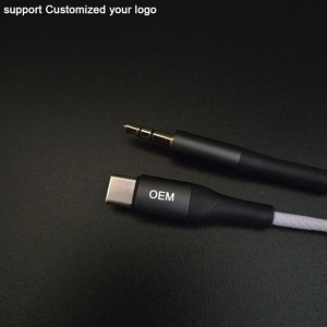 Cables de Audio USB C a DC 3.5 Trenzados Multicolor Macaron <span class=keywords><strong>para</strong></span> Conexiones de Altavoces de Coche, Estéreos y Subwoofers - Product Image 2