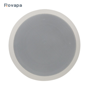 Haut-parleur mural PA haute performance de 8 pouces, 8 ohms, large réponse en fréquence, pour diffusion intérieure en salle de réunion et bâtiment - Product Image 1