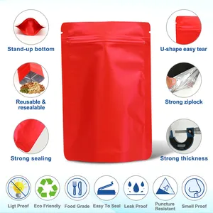 कुस्रोम 1 किग्रा 5 किग्रा 10 किग्रा फ्लैट बॉटम पाउच प्लास्टिक मृदा बैग पुन: सील करने योग्य एल्यूमिनियम फोइल उर्वरक कृषि बीज पैकेजिंग बैग
