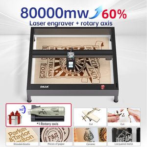 Compatible avec les machines de marquage laser rouge LightBurn D4 2W, machine de gravure laser double, laser à fibre pour métaux et non-métaux - Product Image 4