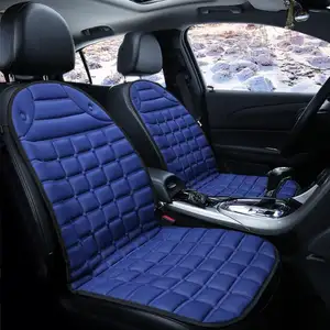 Chauffage universel de sièges de voiture en Fiber de carbone, chauffage de sièges de sécurité, accessoires de chauffage de coussins, chauffage d'hiver, 12V