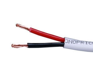 500ft Trefoli di <span class=keywords><strong>Rame</strong></span> 14/2 14/4 <span class=keywords><strong>Bianco</strong></span> 2 core 4 core Cavo del diffusore - Product Image 3