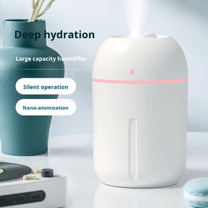 Modern Style Rechargeable 330ml Mini Plastic Air Humidifier Humidistat Portable Essential Oil Aroma <b>Diffuser</b> Colored Household - Product Image 2