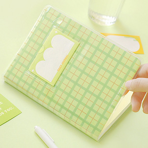 LABON – carnet à carreaux en PVC Transparent A5, carnet à couverture rigide, Journal intime, manuel de Style Ins, vente en gros - Product Image 3