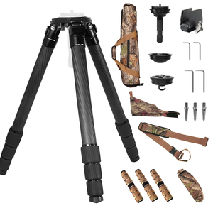 Bền sợi carbon săn bắn chân máy với yên kẹp chân có thể điều chỉnh Hunter Tripod - Product Image 5